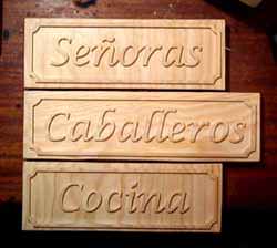 carteles de casas rurales