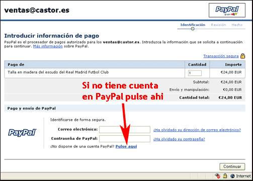 Segundo paso para transacci&oacute;n segura en internet