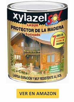 Lasur protector de la madera contra los efectos perjudiciales del sol y la humedad.