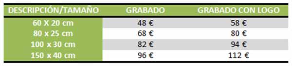 Precios de tallas en madera